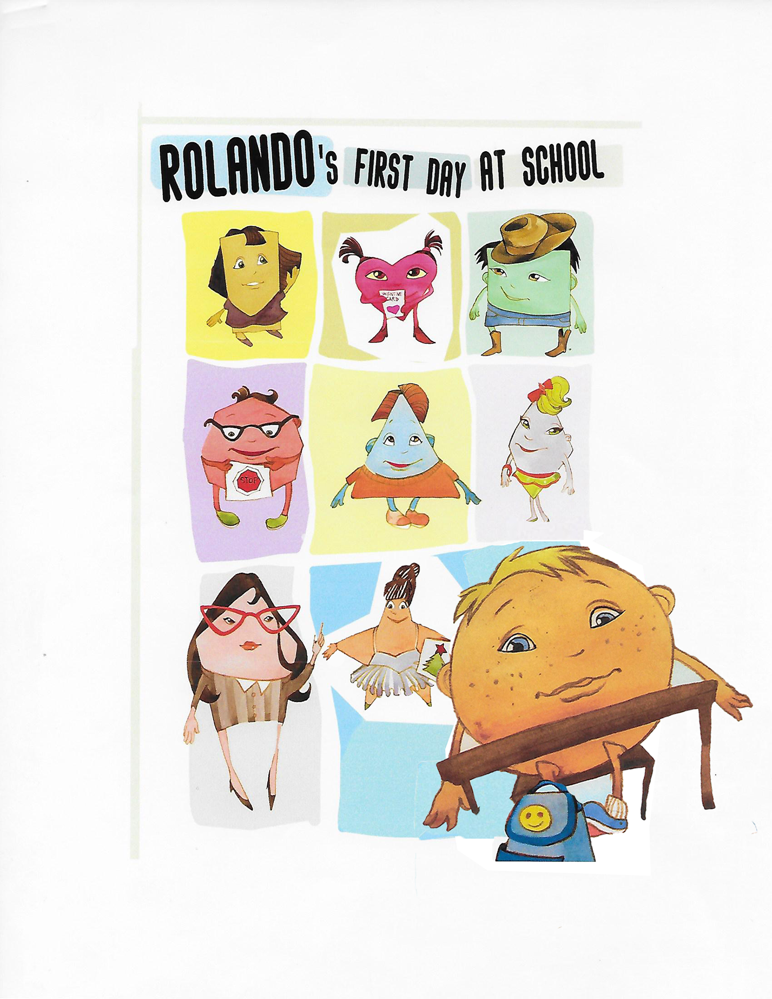 Rolando's First Day at School cover illustration