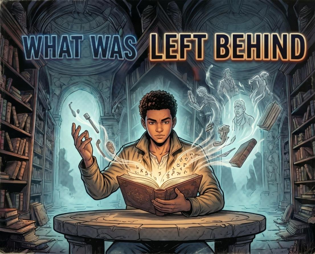 What Was Left Behind — a library that cannot be sought, only reached