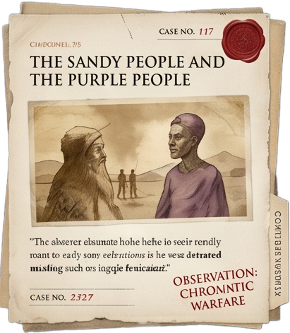 The Sandy People and the Purple People